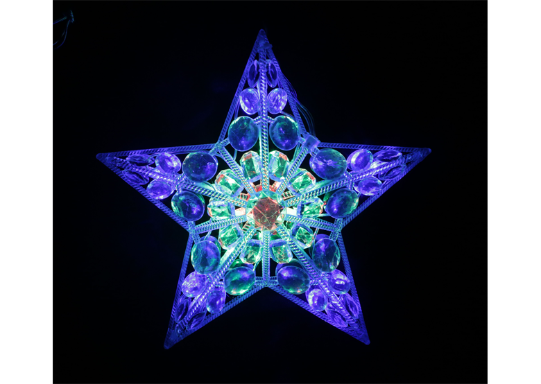 Weihnachtsschmuck - Stern LED bunt Bulinex 10-311