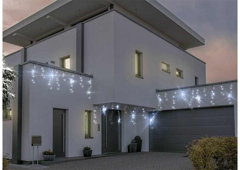 LED-Lichtervorhang mit Flash-Effekt, Eiszapfen Bulinex 13-562