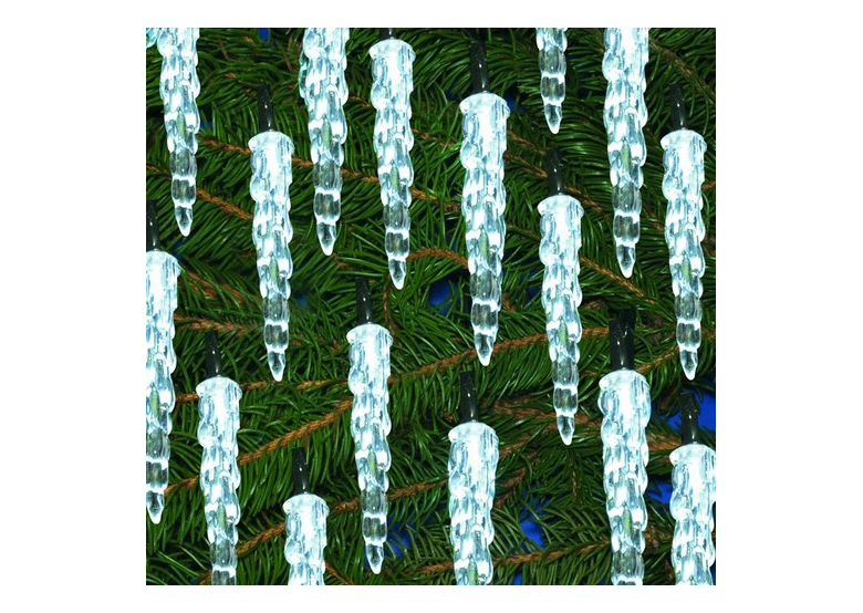 Weihnachtsbeleuchtung LED-Eiszapfen, weiß, 20 Stck. Bulinex 21-502