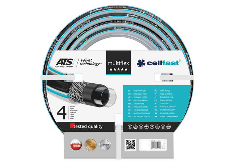Gartenschlauch multiflex ats vt 3/4'' 50mb Cellfast C 13-221