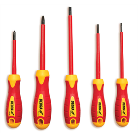5-teiliger isolierter Schraubendreher-Satz Dedra 06B050