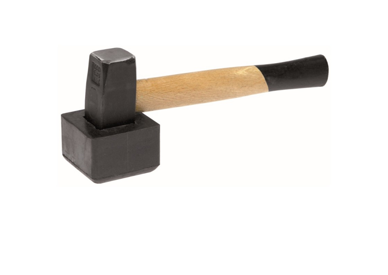 Pflasterhammer 1,0 kg mit Gummiaufsatz Dedra 13M10