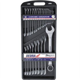 26-tlg. Maul- Ringschlüssel-Set Dedra 1406K1