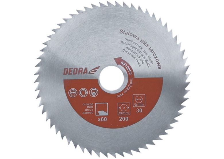 Kreissägeblatt für Holz 500x30mm T60 Dedra HS50060