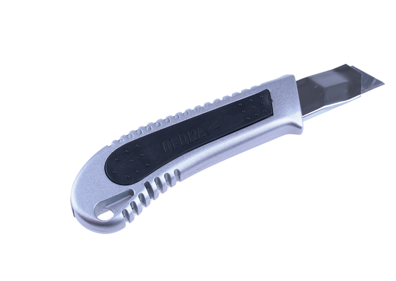 Messer 18 mm, Metallgriff mit Gummi Dedra M9017