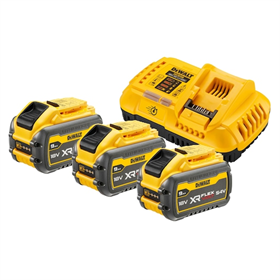 Akku 18V/54V 9.0/3.0Ah (3 Stk.) + Ladegerät DeWalt DCB118X3