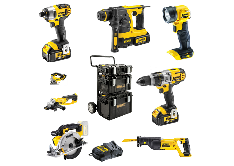 SET DCD985, DCF885, DCH213, DCG412, DCS391, DCS380, DCS331, DCL040 18 V DCK890L4 DeWalt DCK890L4