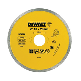 Diamant-Trennscheibe 110mm DeWalt DT3714