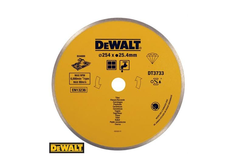 Scheibe für Keramik 250mm DeWalt DT3733