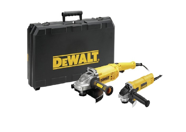 Winkelschleifer-Set im Koffer DeWalt DWE492TWIN2
