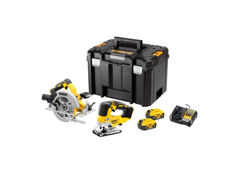 Werkzeugset 18V DeWalt XR DCK2012P2T 2x5.0Ah