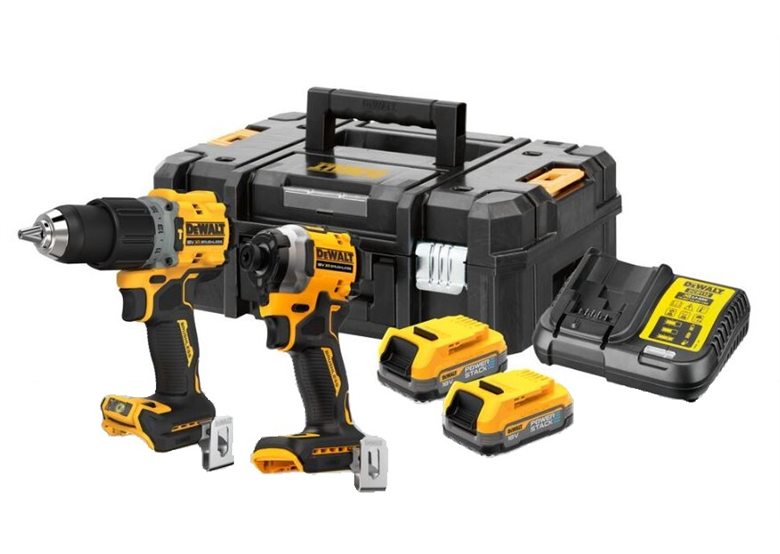 Werkzeugset 18V DeWalt XR DCK2050E2T 2x1.7Ah
