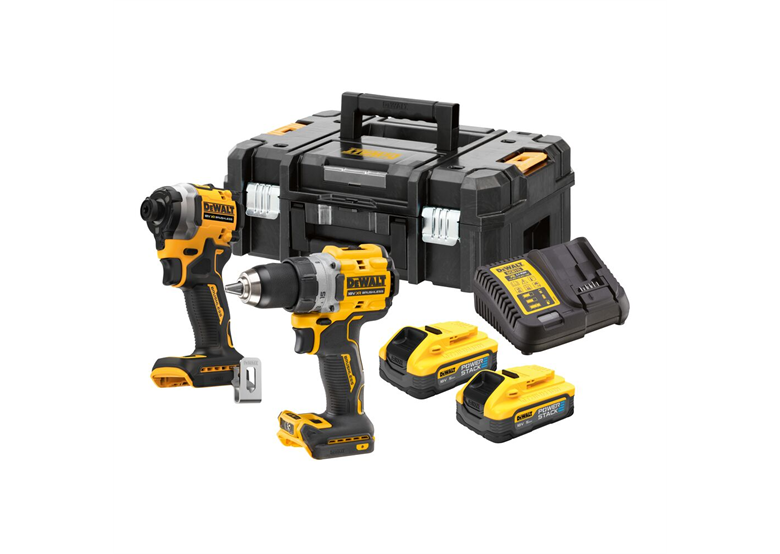 Werkzeugset 18V DeWalt XR DCK2051E2T 2x1.7Ah