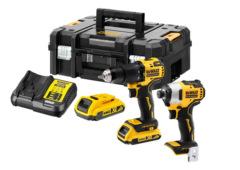 Werkzeugset 18V DeWalt XR DCK2062D2T 2x2.0Ah