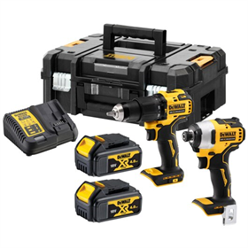 Werkzeugset 18V DeWalt XR DCK2062M2T 2x4.0Ah