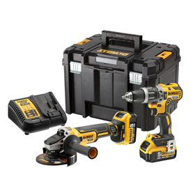 Werkzeugset 18V DeWalt XR DCK2080P2T 2x5.0Ah
