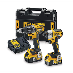 Werkzeugset 18V DeWalt XR DCK268P2T 2x5.0Ah