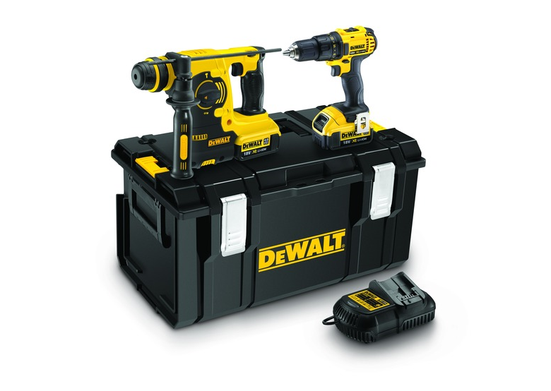 Werkzeugset 18V DeWalt XR DCK273M2T 2x4.0Ah