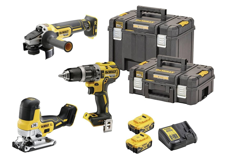 Werkzeugset 18V DeWalt XR DCK329P2T 2x5.0Ah