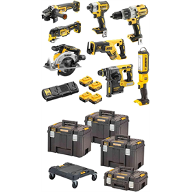 Werkzeugset 18V DeWalt XR DCK853P4T 4x5.0Ah
