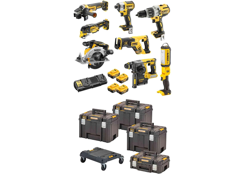 Werkzeugset 18V DeWalt XR DCK853P4T 4x5.0Ah