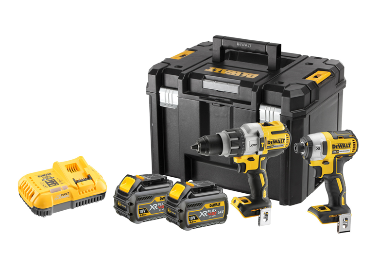 Werkzeugset 18V DeWalt XR FLEXVOLT DCK276T2T 2x6.0
