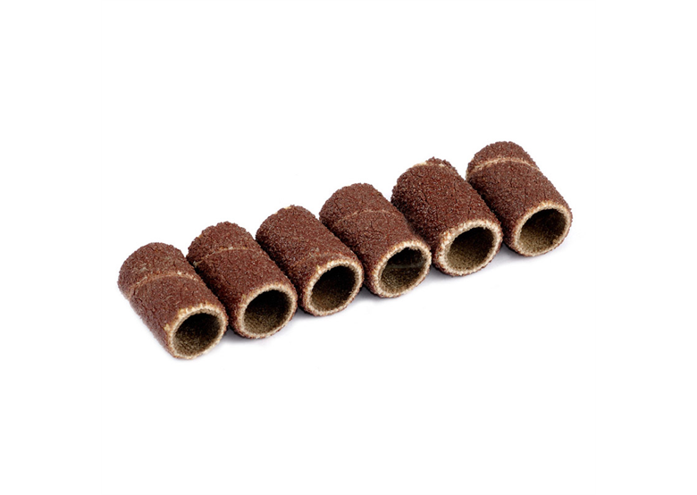 Schleifhülsen, 6 Stück, Körnung 80 Draper 44457