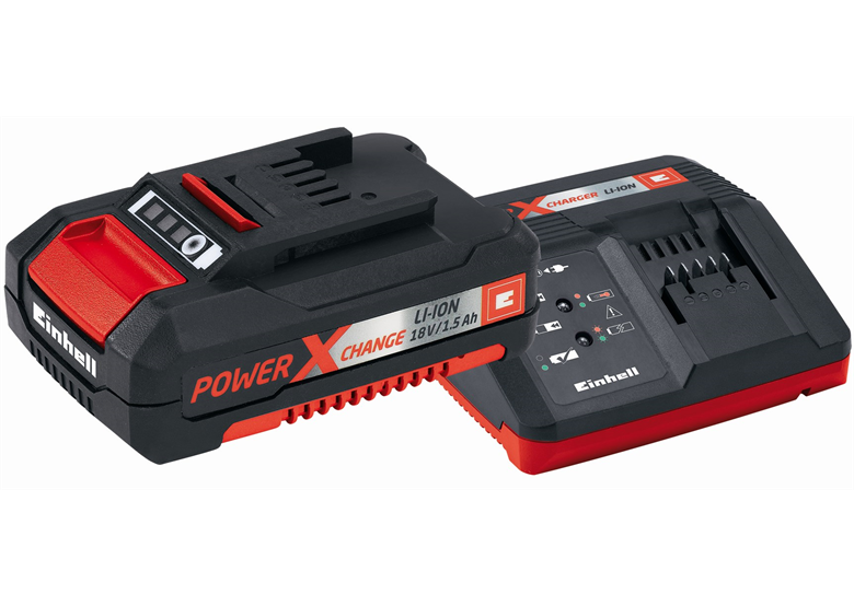 Sys­tem - Schnell­la­de­ge­rät + Akku 18 V/1,5 Ah Einhell Power X-Change