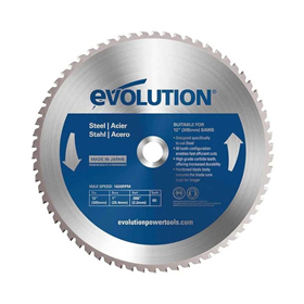 Widia-Sägeblatt TCT zum Stahl 305x25,4mm Z60 Evolution EVO-305-60-S