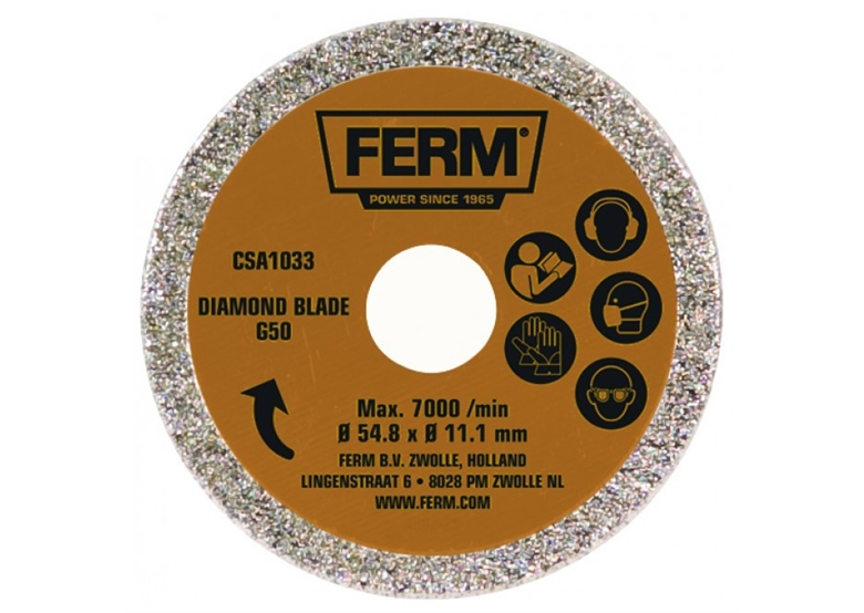 Kreissägeblatt P50 54.8mm Ferm CSA1033