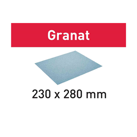 Schleifpapier Granat Festool 230x280 P60 GR/10
