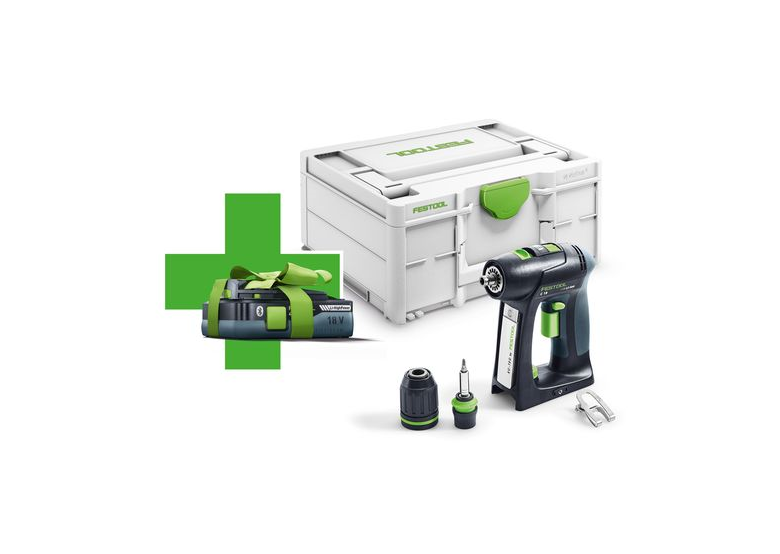 Akku-Bohrschrauber Festool C 18 Basic 4,0