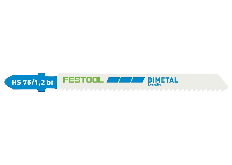 Stichsägeblatt METAL STEEL/STAINLESS STEEL Festool HS 75/1,2 BI/5