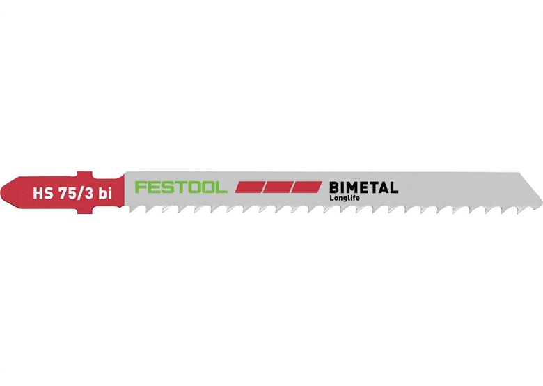 Stichsägeblatt PLASTICS SOLID MATERIAL Festool HS 75/3 BI/5