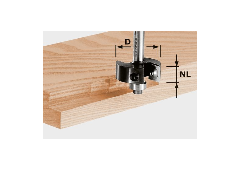 Falzfräser-Wendeplatten Festool HW S8 D35/12