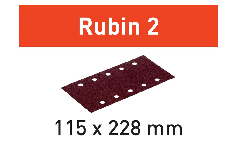 Schleifstreifen Rubin 2, 50 St. Festool STF 115X228 P120 RU2/50