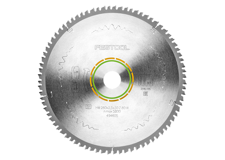 Feinzahn-Sägeblatt Festool W80