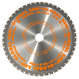 Scheibe für dünnen Stahl 216x25,4mm/48z Cermet FN Glob Motoyuki GLOB-KP-216