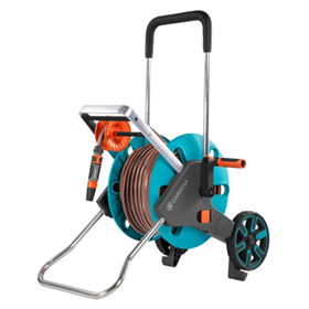 Wagen mit 1/2" 20m Schlauch und Sprinkler Gardena CleverRoll M Easy