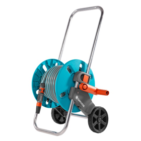 Wagen mit 1/2" 20m Schlauch und Sprinkler Gardena CleverRoll S