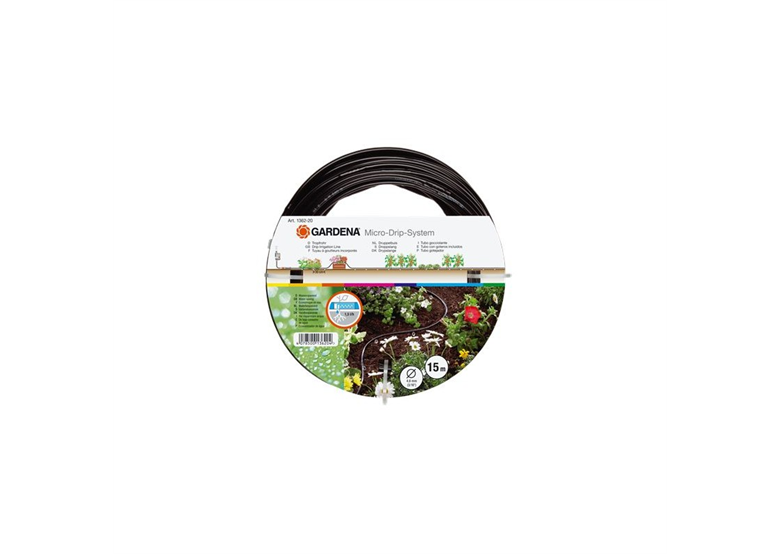 Tropfrohr oberirdisch 15 Gardena Micro-Drip-System