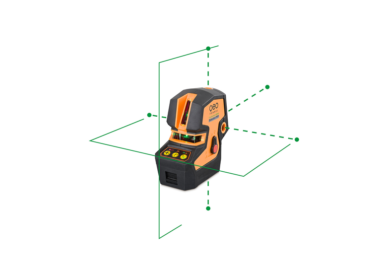 Punkt-Kreuz-Laser Geo-Fennel CrossPointer5 GREEN SP