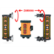Rot- und Grünlicht-Detektor mit Repeater für Baumaschinen Geo-Fennel FMR 700-M/C SET