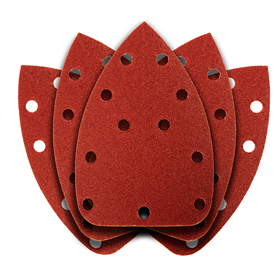 Schleifpapier 140x140x80mm, K100, 5 Stk. Graphite 54H012