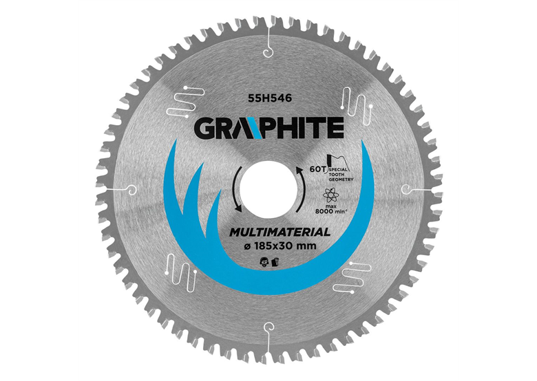 Sägeblatt 185x30mm 60T Graphite 55H546