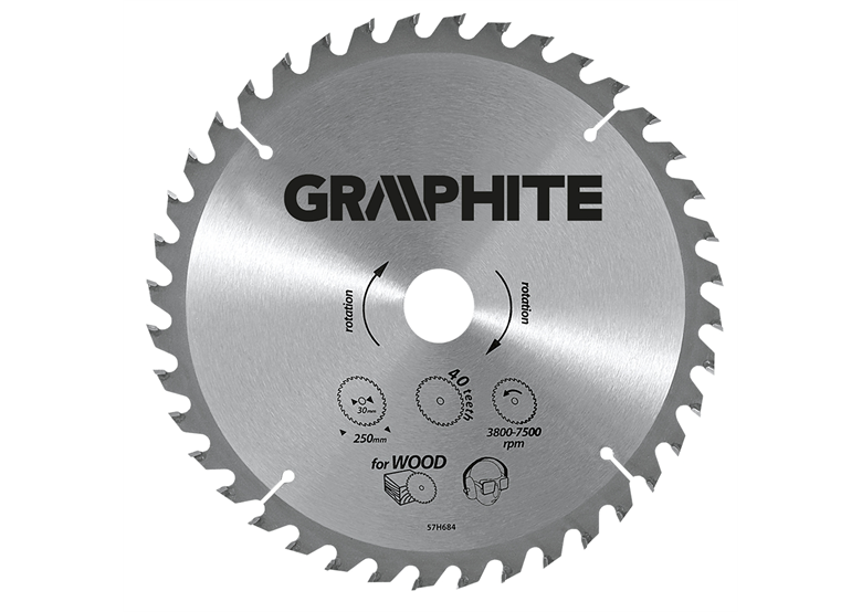 Circular saw blade 160mm Graphite 55H603