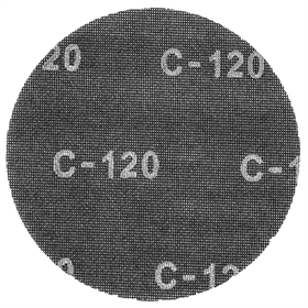 Schleifscheibe mit Klettverschluss, 225 mm, K120, für 59G260, 10 Stück Graphite 55H745