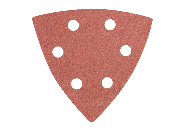 Delta-Schleifpapier mit Klettverschluss 93x93mm K 240, 5 Stück Graphite 55H768