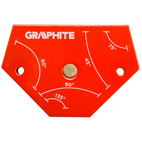 Schweißwinkel, magnetisch, 64x95x14mm Graphite 56H904