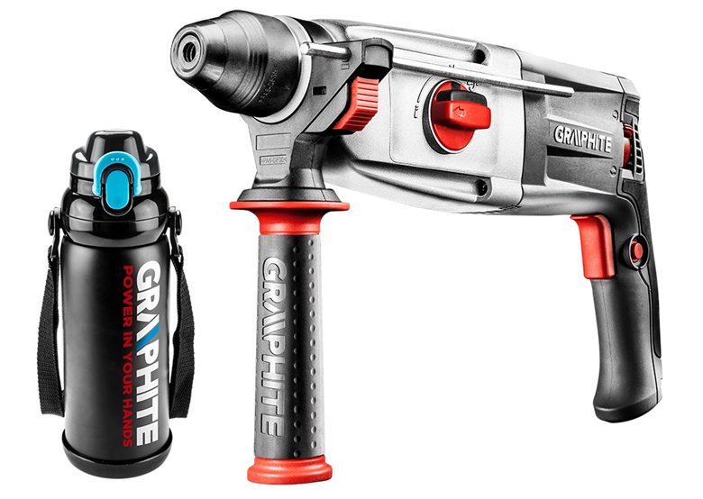 Bohrhammer + Thermosflasche Graphite 58G528-PSG